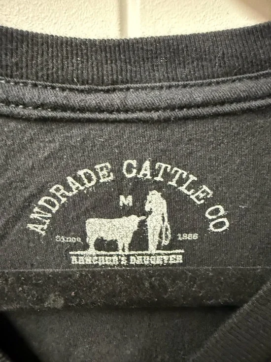 Black Long-Sleeve Crew Tee - Picture 3 of 3